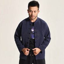 Muatkan imej ke dalam penonton Galeri, Signature Cotton Auspicious Embroidery Traditional Chinese Jacket
