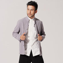 Load image into Gallery viewer, Mandarin Collar Signature Cotton Retro Kung Fu Jacket
