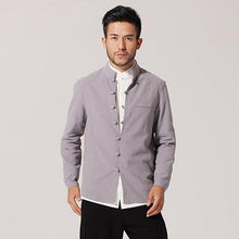 Load image into Gallery viewer, Mandarin Collar Signature Cotton Retro Kung Fu Jacket
