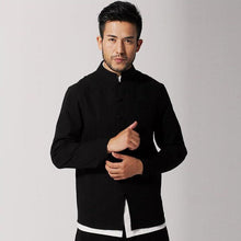 Load image into Gallery viewer, Mandarin Collar Signature Cotton Retro Kung Fu Jacket
