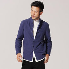 Muatkan imej ke dalam penonton Galeri, Mandarin Collar Signature Cotton Retro Kung Fu Jacket
