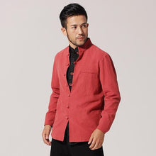 Load image into Gallery viewer, Mandarin Collar Signature Cotton Retro Kung Fu Jacket
