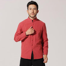 Load image into Gallery viewer, Mandarin Collar Signature Cotton Retro Kung Fu Jacket
