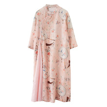 Muatkan imej ke dalam penonton Galeri, Signature Cotton Loose Hanfu Traditional Floral Chinese Costume
