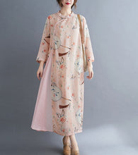 Muatkan imej ke dalam penonton Galeri, Signature Cotton Loose Hanfu Traditional Floral Chinese Costume
