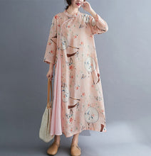 Muatkan imej ke dalam penonton Galeri, Signature Cotton Loose Hanfu Traditional Floral Chinese Costume
