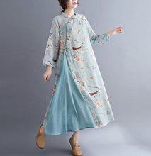 Muatkan imej ke dalam penonton Galeri, Signature Cotton Loose Hanfu Traditional Floral Chinese Costume
