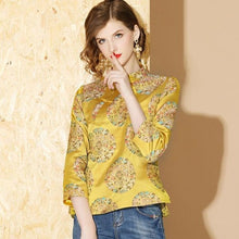 Load image into Gallery viewer, Auspicious Pattern Brocade Retro Chinese Style Jacket
