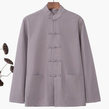 Muatkan imej ke dalam penonton Galeri, 100% Cotton Chinese Han Costume Zen Coat Base Shirt
