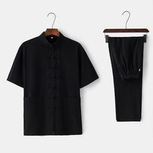 Load image into Gallery viewer, Signature Cotton Short Sleeve Traditional Chinese Kung Fu Suit
