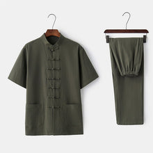 Load image into Gallery viewer, Signature Cotton Short Sleeve Traditional Chinese Kung Fu Suit
