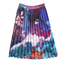 Load image into Gallery viewer, Chinese Style Floral Pleated Skirt
