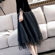 Load image into Gallery viewer, Chinese Style Tulle Skirt
