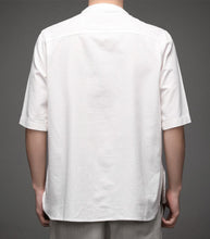 Load image into Gallery viewer, Mandarin Collar Half Sleeve Signature Cotton Chinese Shirt Base Shirt
