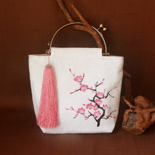 Load image into Gallery viewer, Hand Drawing Prune Tree Chinese Style Canvas Shoulder Bag Handbag
