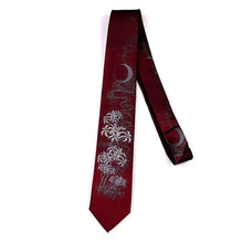 Load image into Gallery viewer, Chrysanthemum Embroidery Oriental Style Gentleman Necktie
