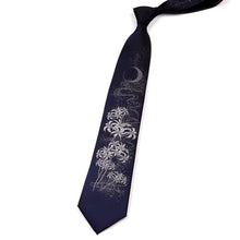 Load image into Gallery viewer, Chrysanthemum Embroidery Oriental Style Gentleman Necktie
