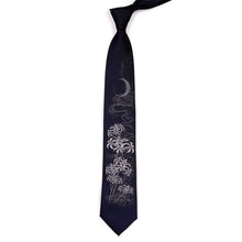 Load image into Gallery viewer, Chrysanthemum Embroidery Oriental Style Gentleman Necktie
