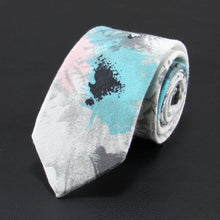 Load image into Gallery viewer, Traditional Chinese Painting Signature Cotton Oriental Style Gentleman Necktie
