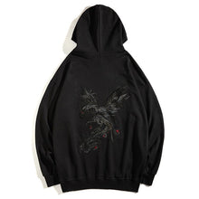 Muatkan imej ke dalam penonton Galeri, Phoenix Embroidery Unisex Oriental Hoodie Cotton Sweatshirt
