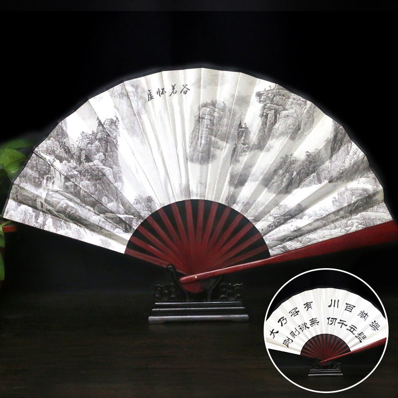 Landscape Painting Handmade Traditional Chinese Folidng Fan Decorative Fan