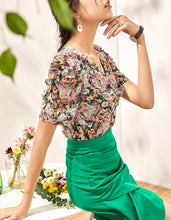 Muatkan imej ke dalam penonton Galeri, Retro Floral Two-Piece
