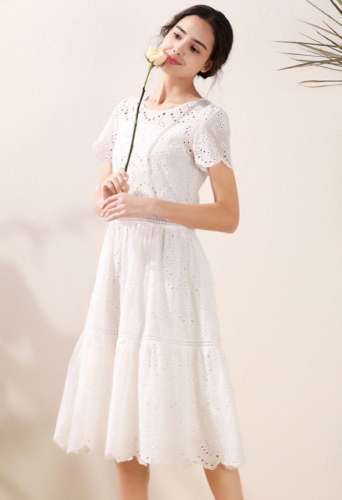 Coreena Eyelet Dress