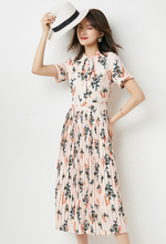 Load image into Gallery viewer, Eva Floral Pleat Dress
