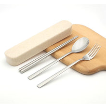 Load image into Gallery viewer, Stainless Steel Cutlery Set (Box) 不锈钢餐具盒装
