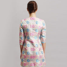 Muatkan imej ke dalam penonton Galeri, 3/4 Sleeve Round Neck Floral Chinese Style Wind Coat
