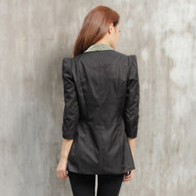 Muatkan imej ke dalam penonton Galeri, 3/4 Sleeve Open Front Chinese Style Women&#39;s Jacket
