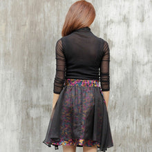 Load image into Gallery viewer, Chinese Style Brocade Skirt with Chiffon Layer
