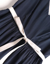 Load image into Gallery viewer, Navy Belt Dress
