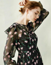 Load image into Gallery viewer, Floral Chiffon Dress
