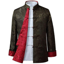 Load image into Gallery viewer, Chinese Men double sided Tang suit Jacket, Wedding tang suit jacket
