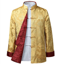 Load image into Gallery viewer, Chinese Men double sided Tang suit Jacket, Wedding tang suit jacket
