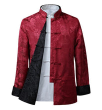 Load image into Gallery viewer, Chinese Men double sided Tang suit Jacket, Wedding tang suit jacket
