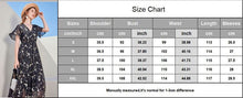 Load image into Gallery viewer, 100% Silk Women&#39;s Runway Dresses Sexy V Neck Flare Short Sleeves Printed Tiered Ruffles Fashion Summer Holiday Dresses
